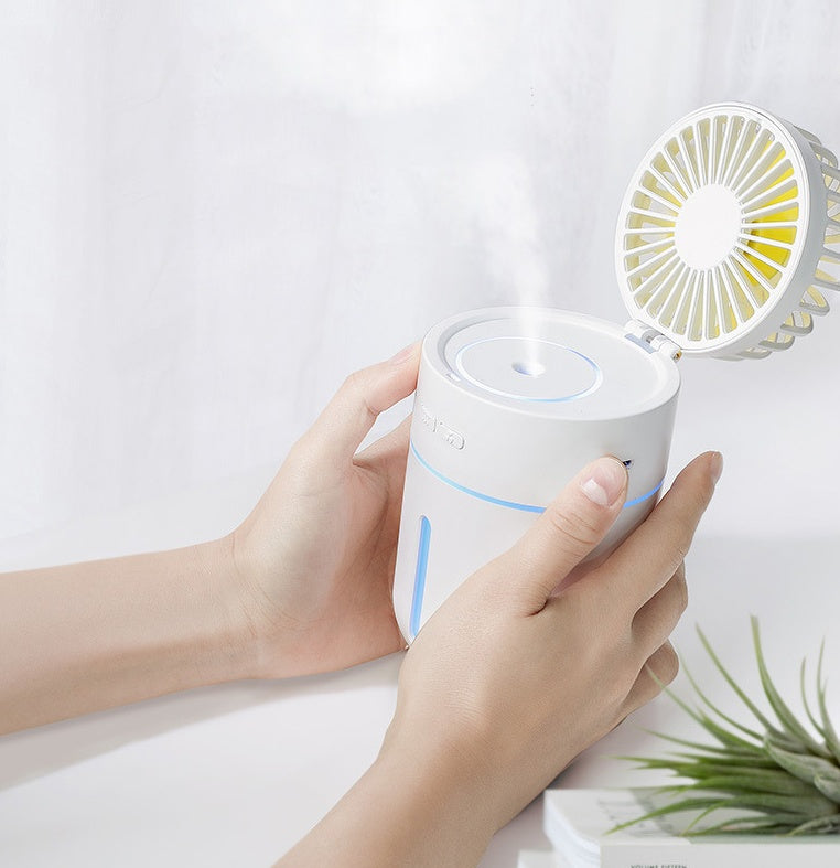 2-in-1 humidification spray fan