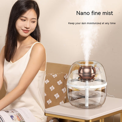 Usb Large Capacity Home Silent Bedroom Office Small Night Lamp Double Spray Humidification