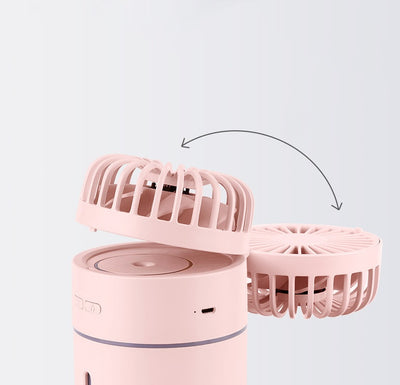 2-in-1 humidification spray fan