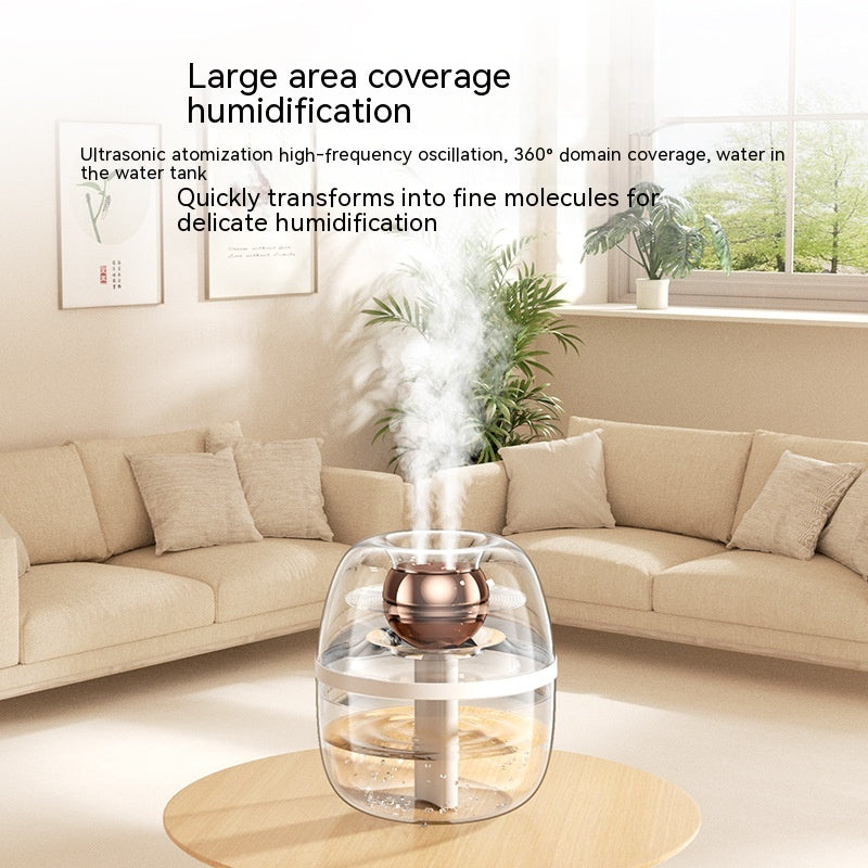 Usb Large Capacity Home Silent Bedroom Office Small Night Lamp Double Spray Humidification