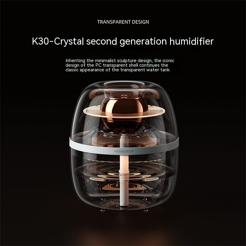 Usb Large Capacity Home Silent Bedroom Office Small Night Lamp Double Spray Humidification