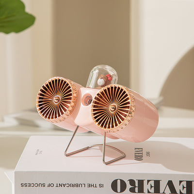 Desktop Spray Double-headed Dual Fan Humidification