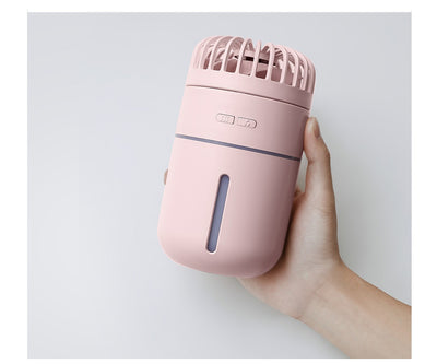 2-in-1 humidification spray fan