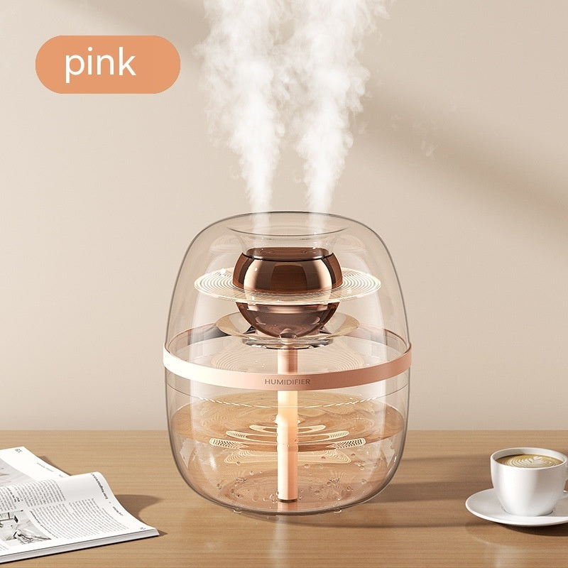 Usb Large Capacity Home Silent Bedroom Office Small Night Lamp Double Spray Humidification