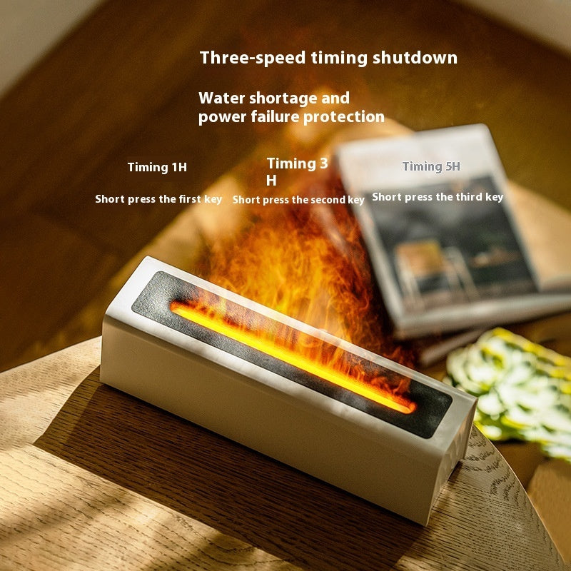 Colorful Simulation Flame Aroma Diffuser Usb Plug-in Air Humidification Fragrance Machine