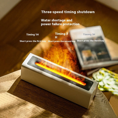 Colorful Simulation Flame Aroma Diffuser Usb Plug-in Air Humidification Fragrance Machine